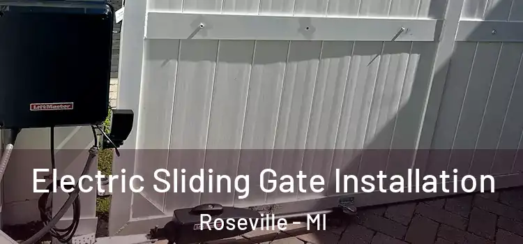 Electric Sliding Gate Installation Roseville - MI
